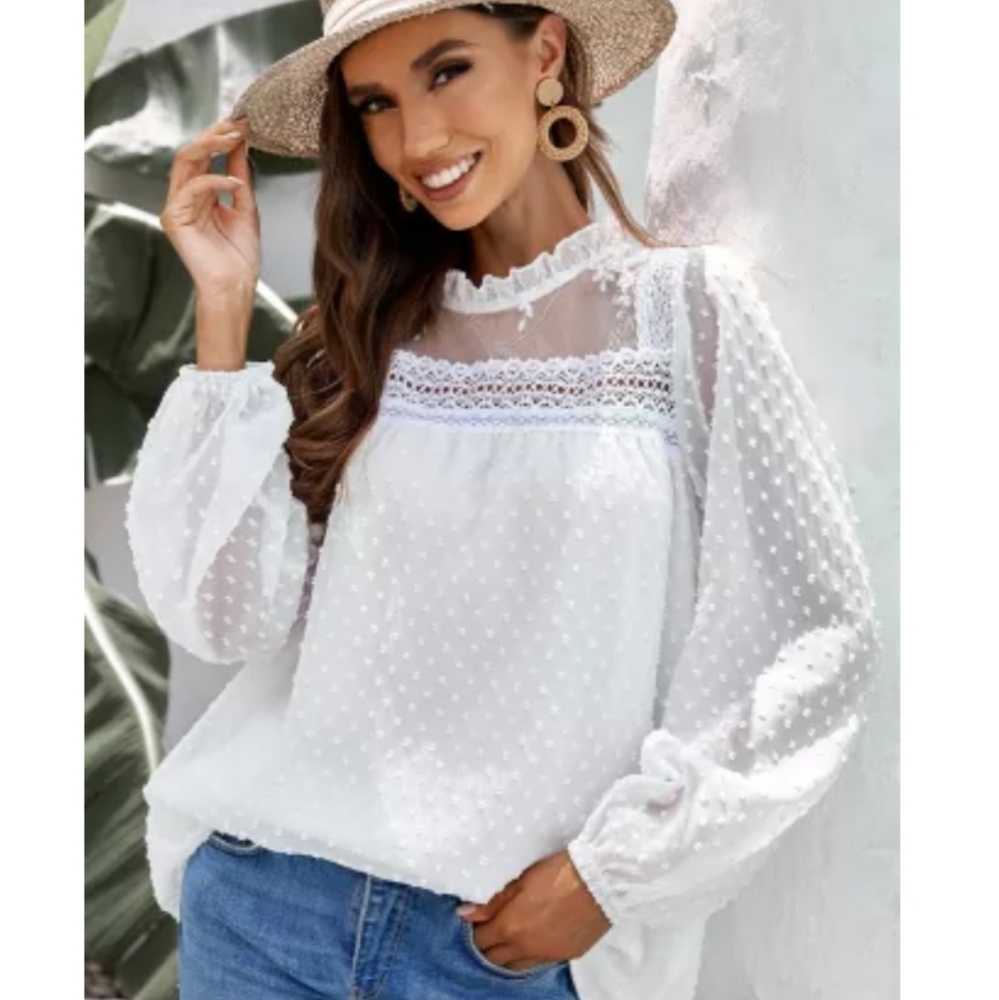 ❤️New boutique swiss dot top - Picture 2 of 11